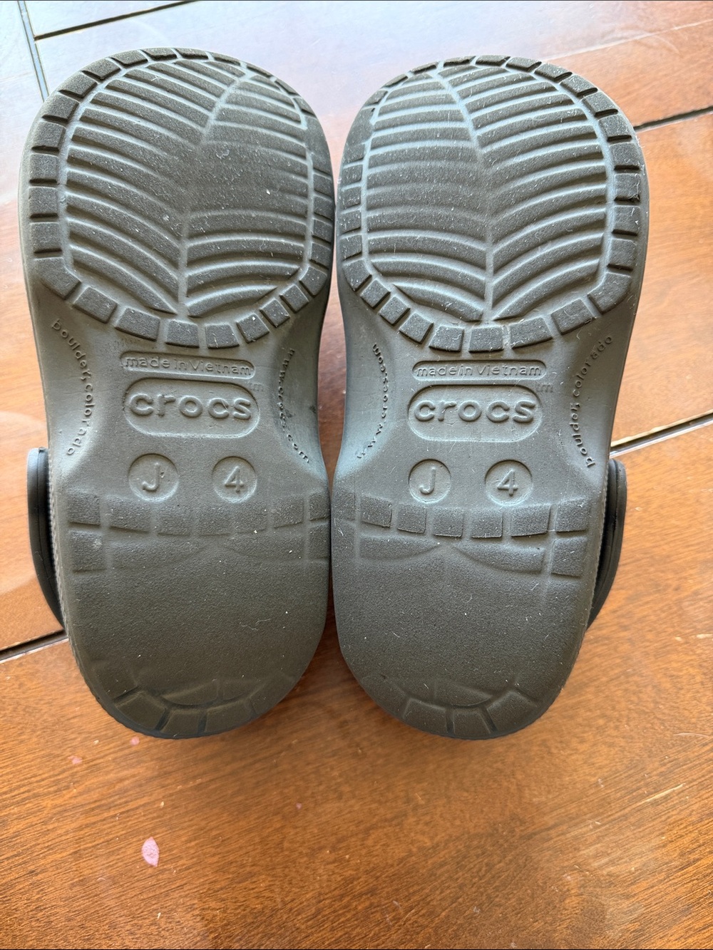 CROCS Kids Black Slip-On Clog Shoes Black - Picture 6 of 9